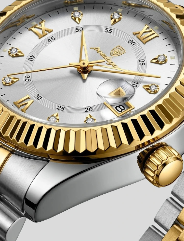 Poedagar x Carleone | Relogio Presidente Gold Sovereign - Limited Edition