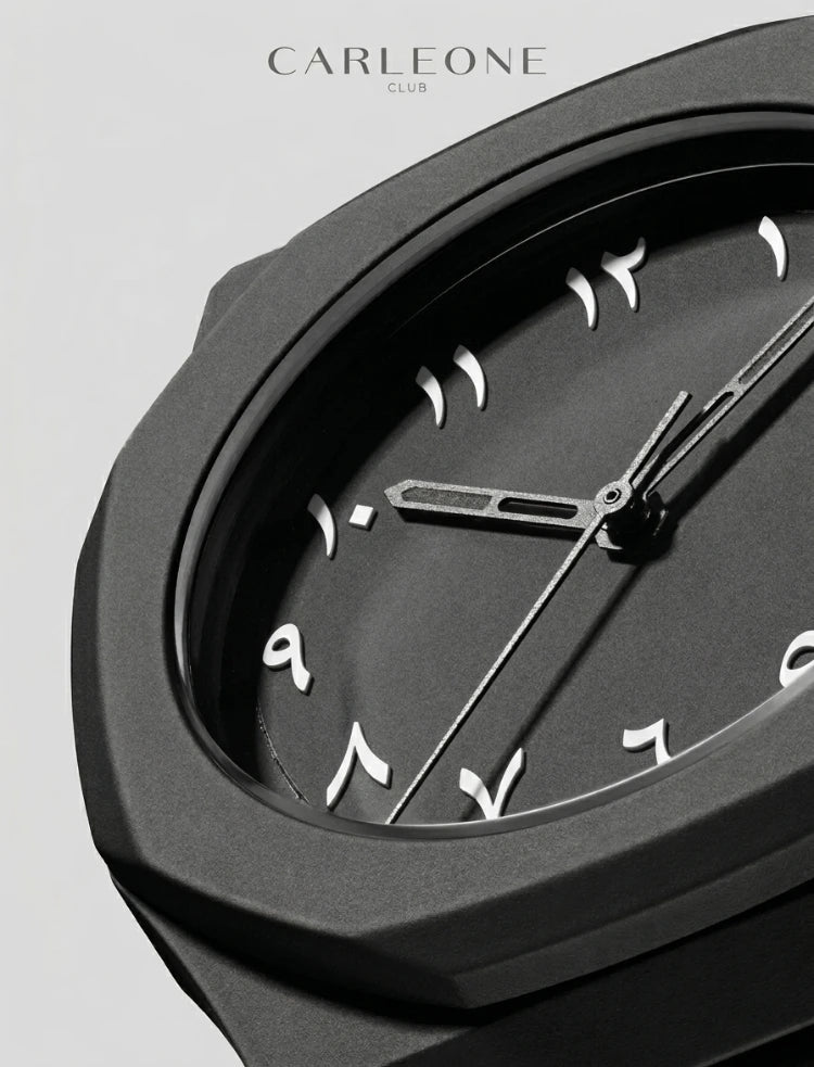 Carleone Arab Noir Uhr – 1 Jahr Garantie – Limitierte Auflage