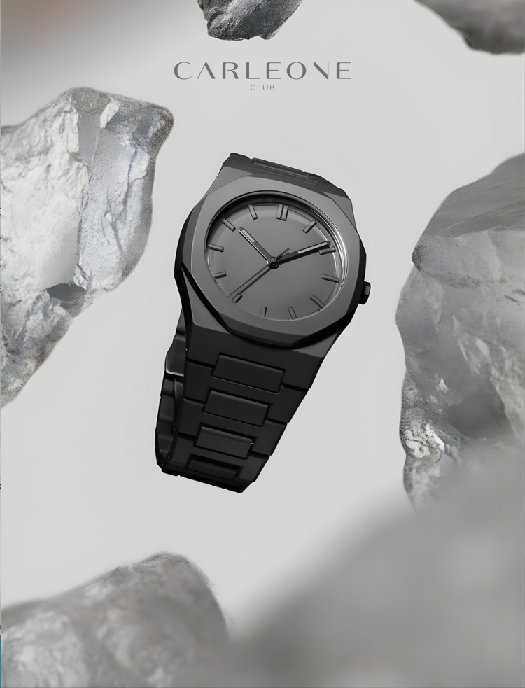 Carleone Arab Noir Uhr – 1 Jahr Garantie – Limitierte Auflage
