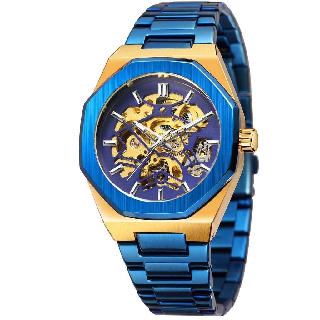 Relogio Masculino Automático Skeleton Jornada