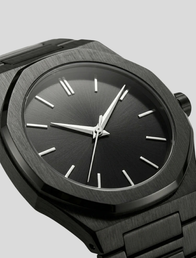 Montre Homme - Strong Foundation Métal Argenté Argent