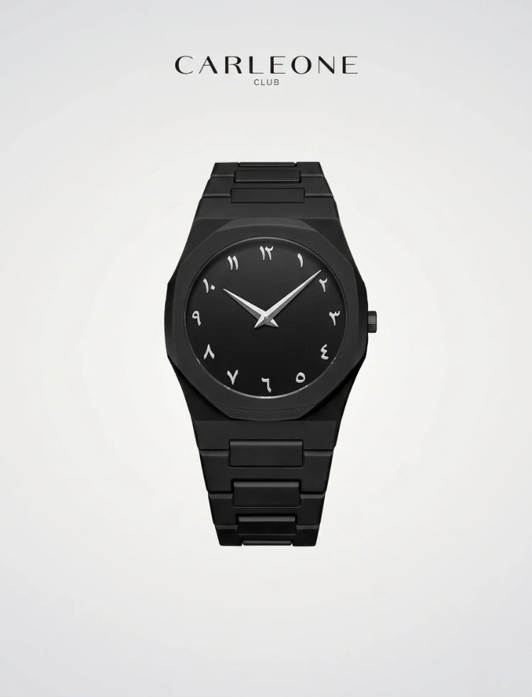 Carleone Arab Noir Uhr – 1 Jahr Garantie – Limitierte Auflage
